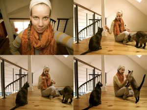 Quality time with my cats