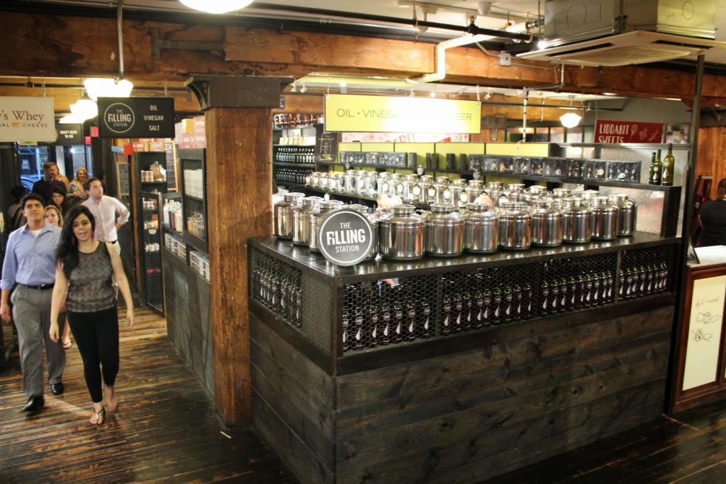The Chelsea Market filling station The Chelsea Market filling station