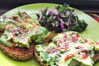 vegan avocado toast