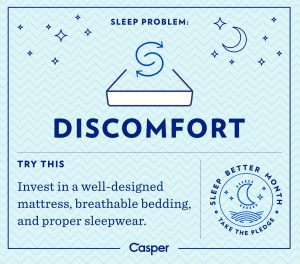discomfort