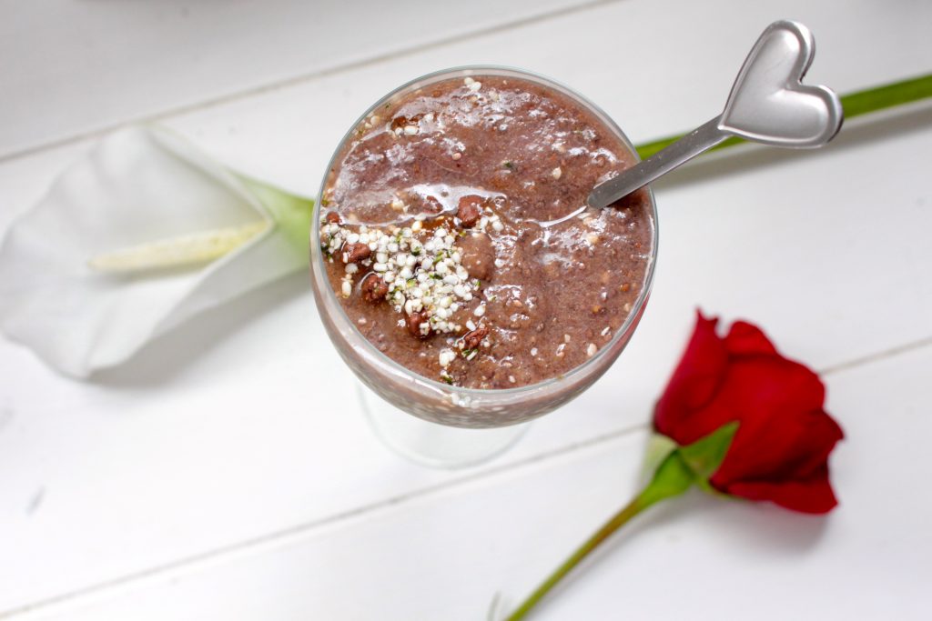 Berry Chia Pudding.