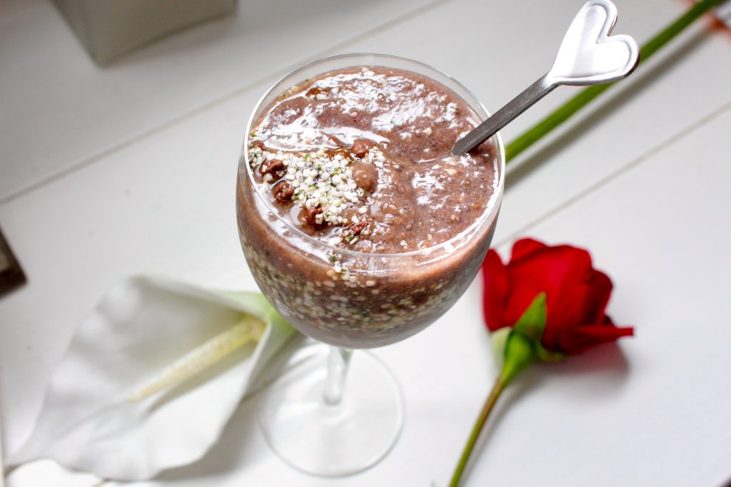 Berry Chia Pudding.